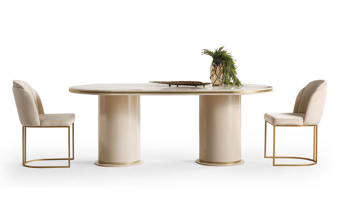 Cartier Krem Yemek Odası - 13