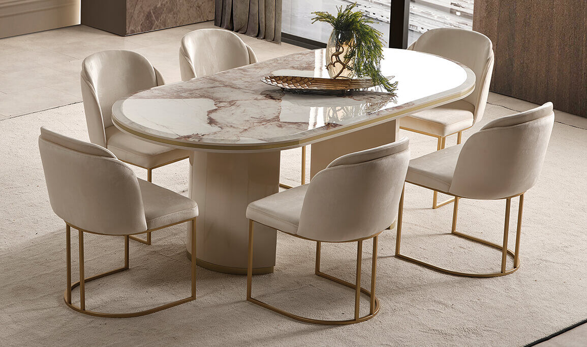 Cartier Krem Yemek Odası - 10