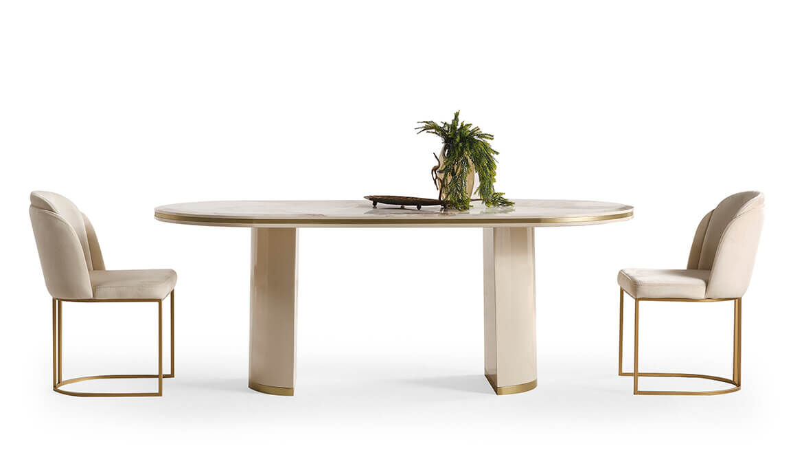 Cartier Krem Yemek Odası - 14