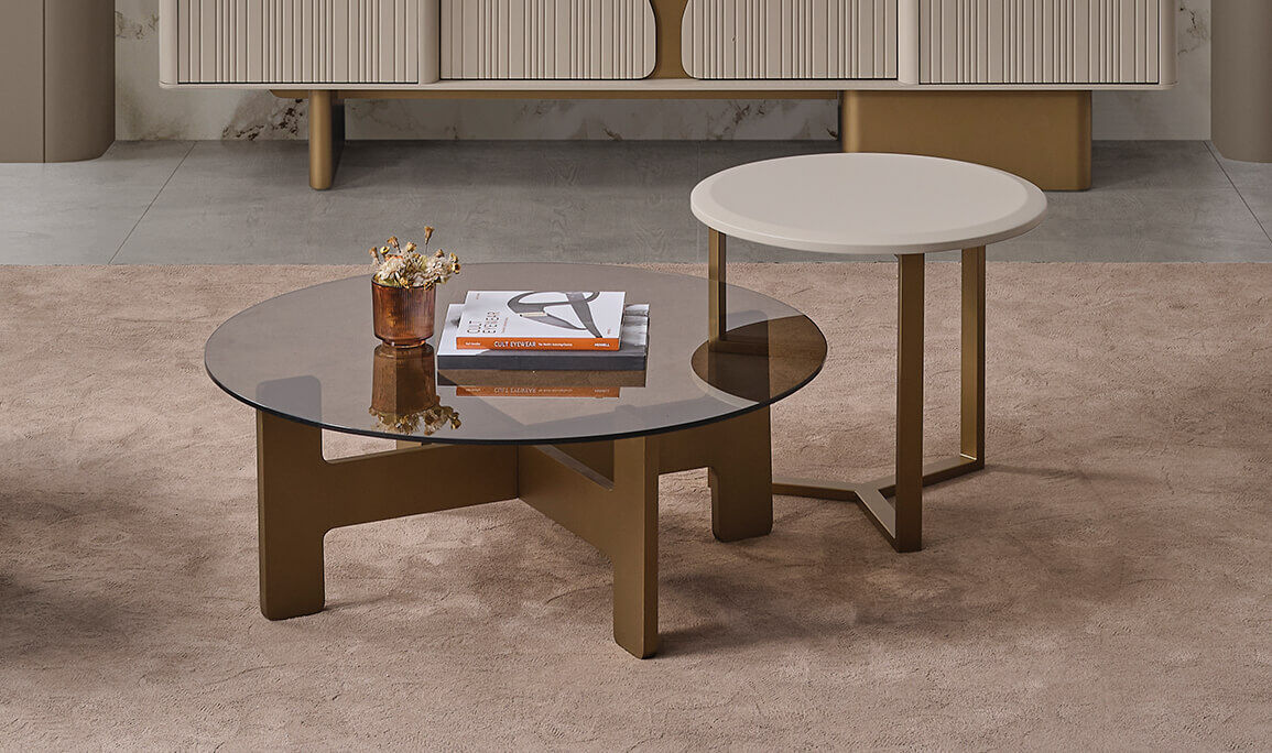 Cloud Camlı Orta Sehpa - 