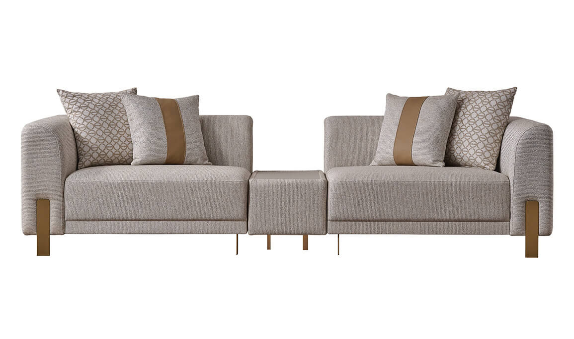 Cloud Sehpalı Üçlü Koltuk