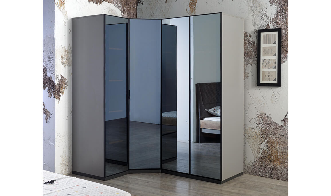 Corner 4 Kapılı Köşe Gardırop - 1