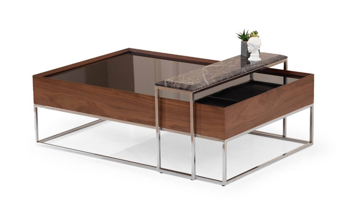 Crown Ceviz Orta Sehpa - 1