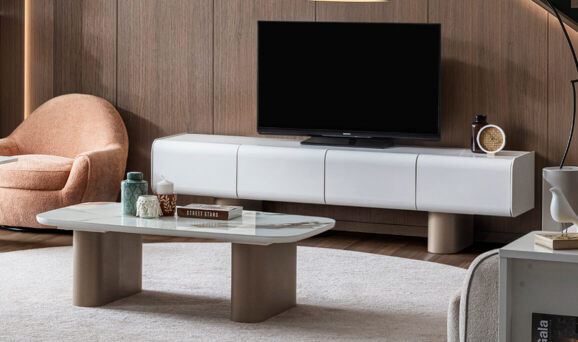Curve Aytaşı Tv Sehpası - 1