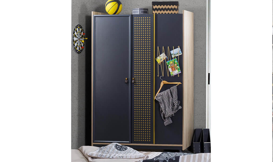 Dark Point Gardırop 3 Kapılı - 