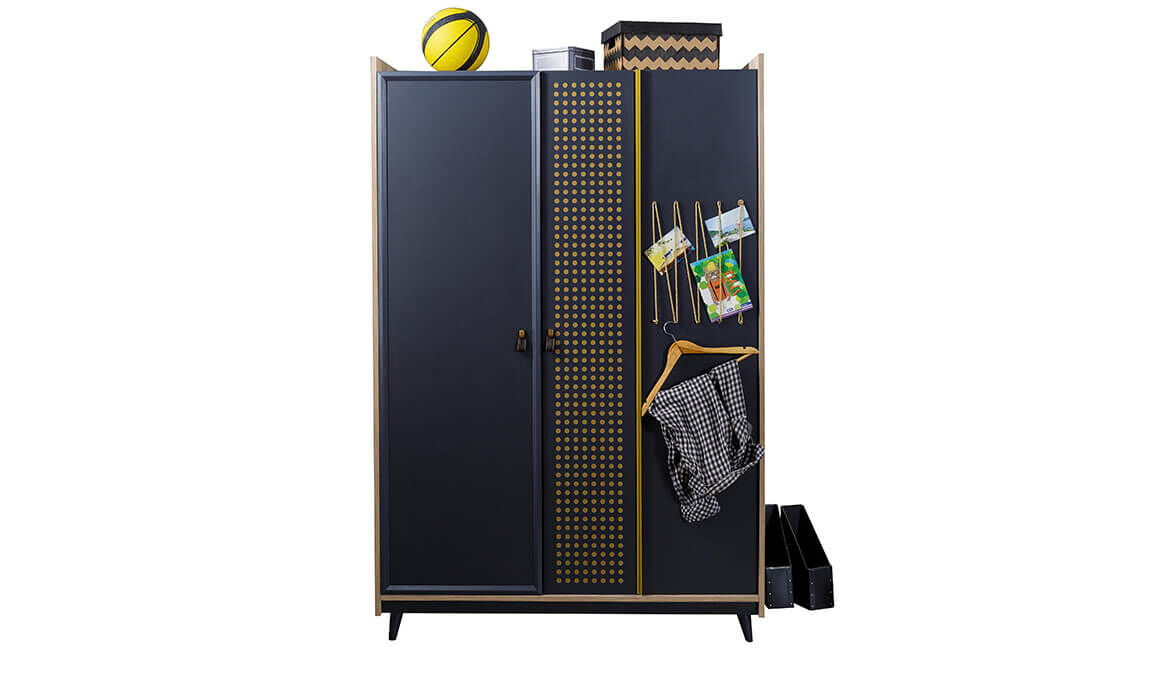 Dark Point Gardırop 3 Kapılı - 2