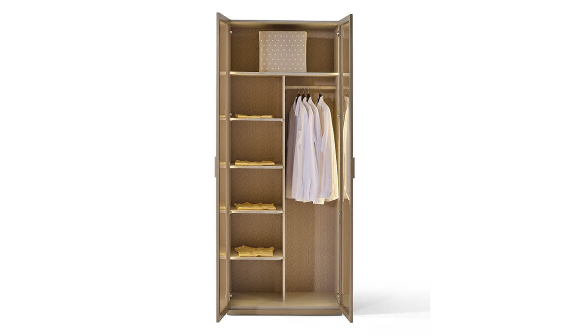 Delta 6 Kapılı Camlı Gardırop