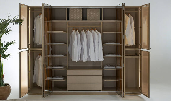 Delta 6 Kapılı Camlı Gardırop - 3