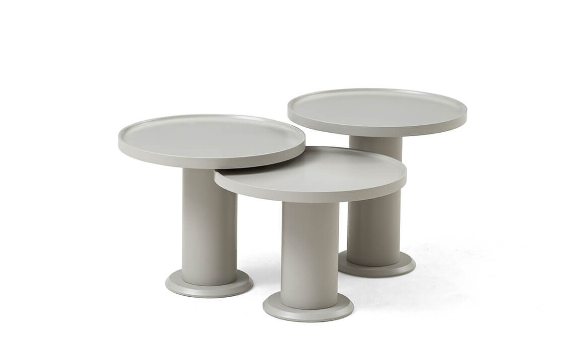 Delta Gri Porselen Orta Sehpa - 3