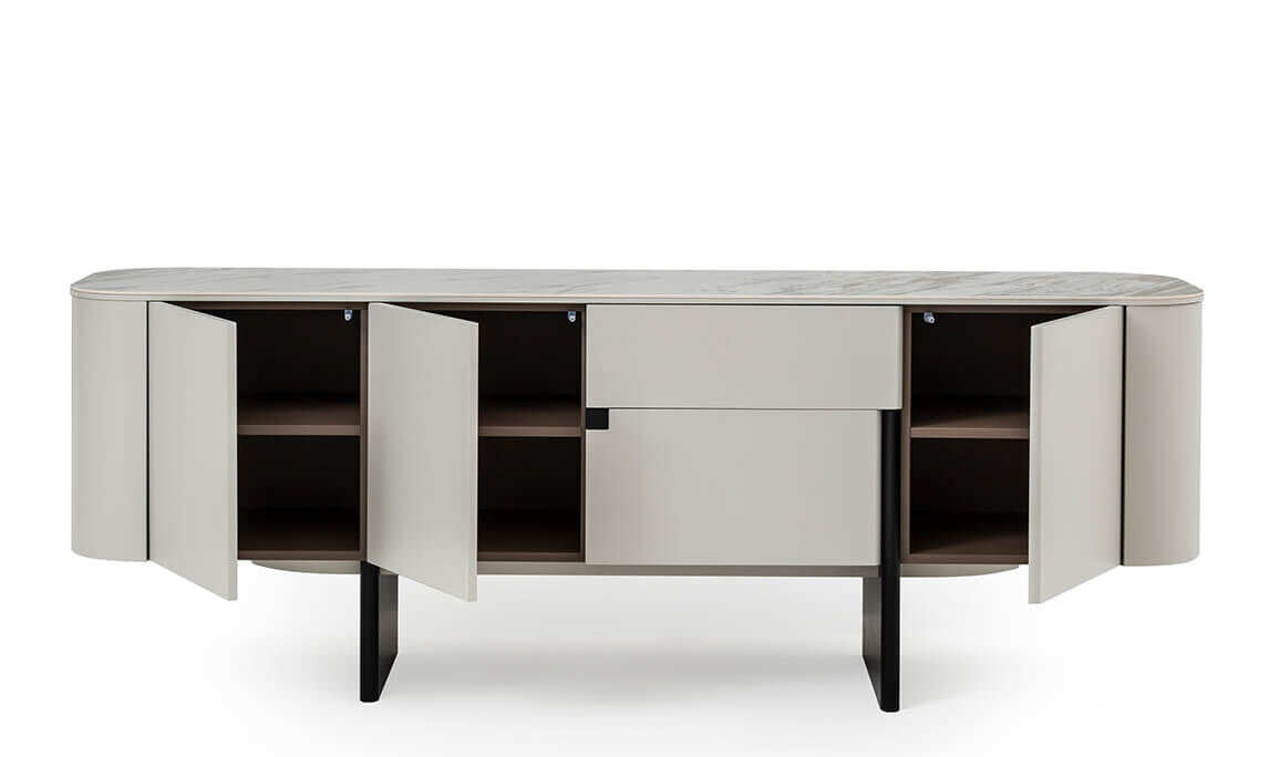 Delta Gri Porselen Konsol