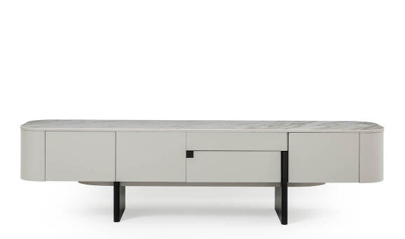 Delta Gri Porselen Tv Sehpası - 