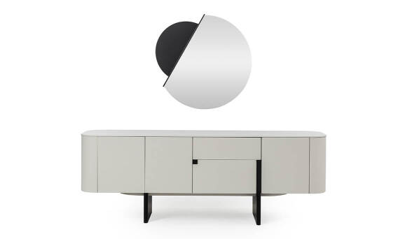 Delta Gri Siyah Porselen Yemek Odası - 23