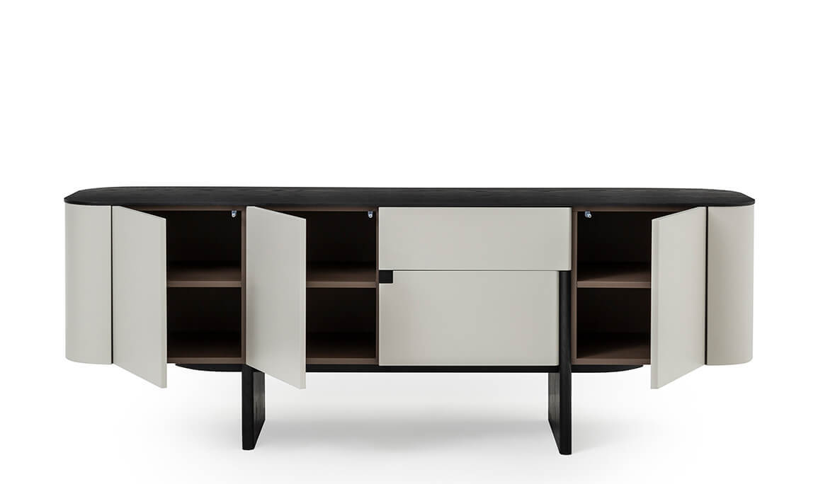 Delta Gri Siyah Traverten Yemek Odası - 29