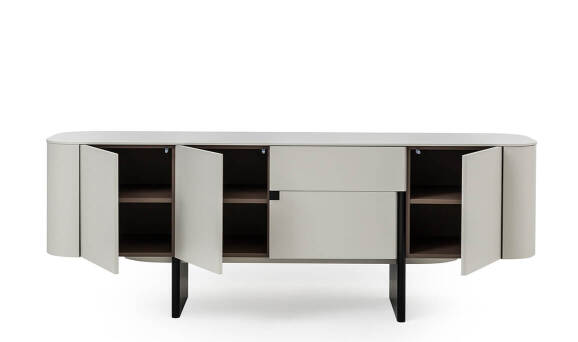 Delta Gri Siyah Traverten Yemek Odası - 30