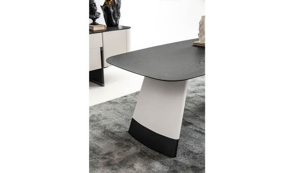 Delta Gri Siyah Yemek Masası - 3