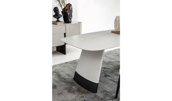 Delta Gri Siyah Yemek Masası - 4