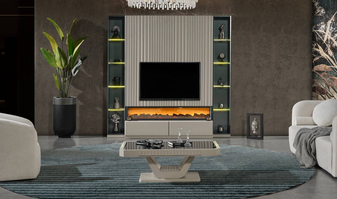 Evora Şömineli Tv Ünitesi - S - 1