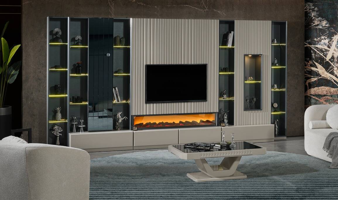 Evora Şömineli Tv Ünitesi - XL - 2