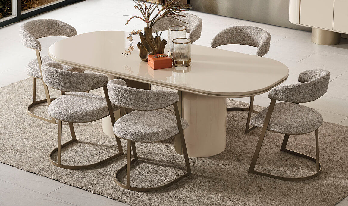 Farella Modern Yemek Masası V2 - 