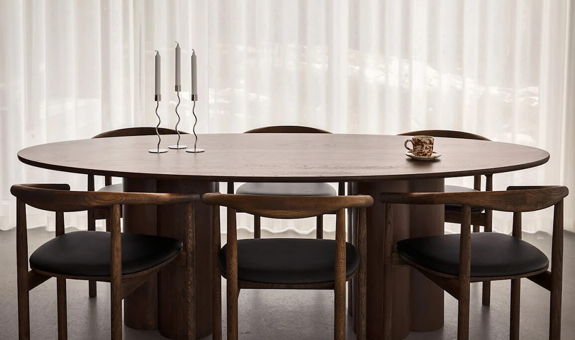 Flora Ceviz Yemek Masası - 2