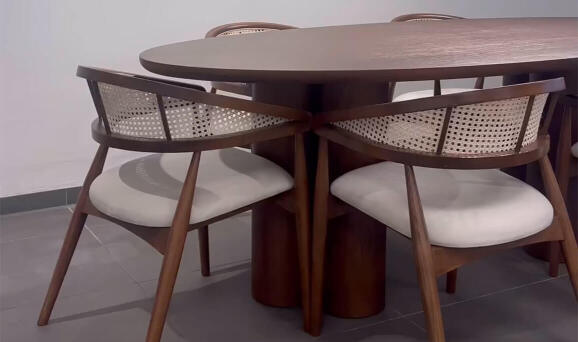 Flora Ceviz Yemek Masası - 4