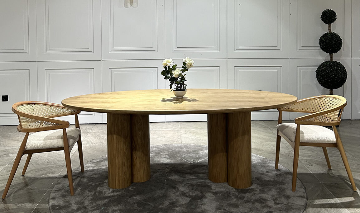 Flora Meşe Yemek Masası - 1