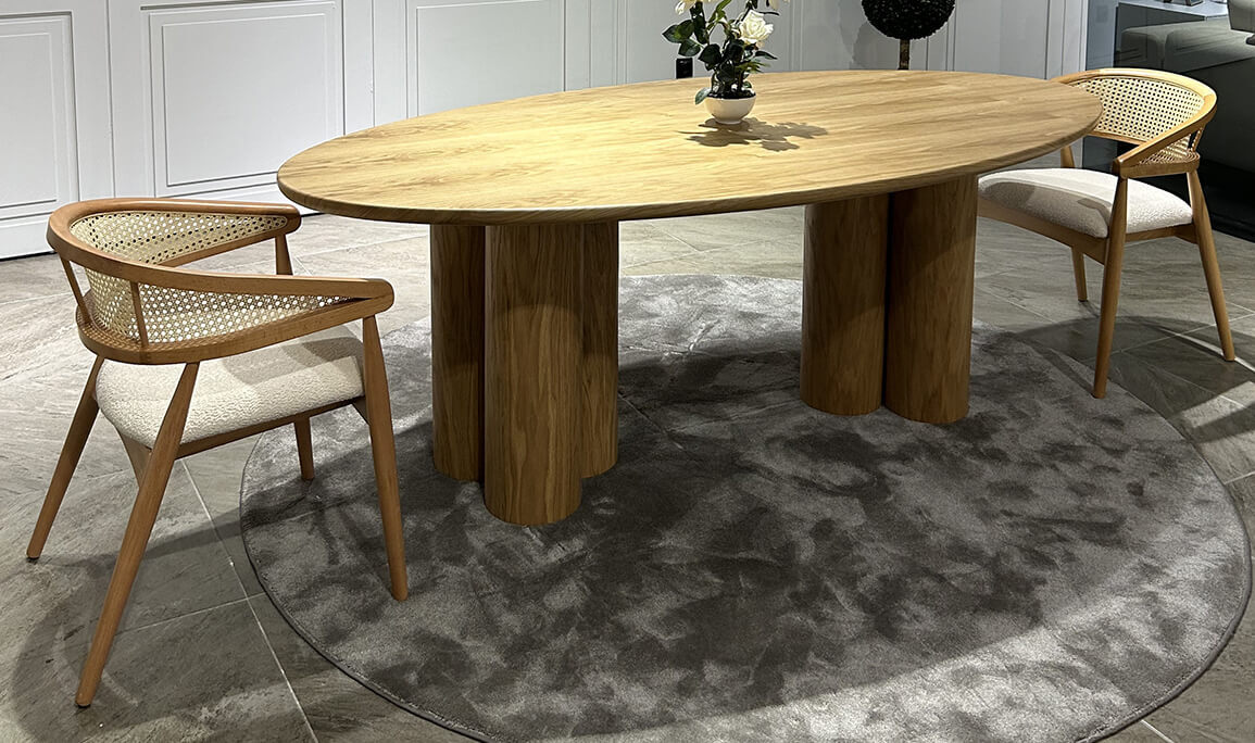 Flora Meşe Yemek Masası - 2