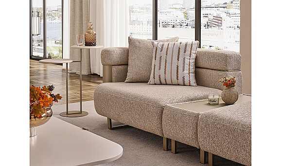 Floransa Luxury Sehpalı Üçlü Koltuk - 6
