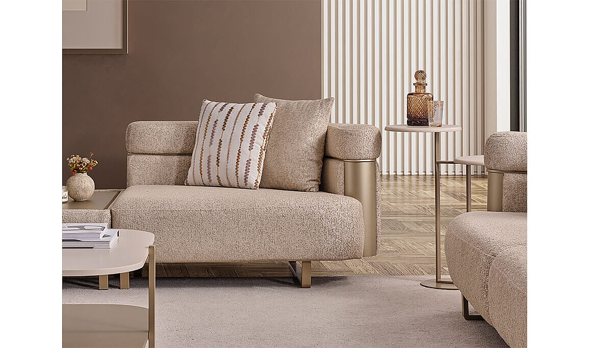 Floransa Luxury Sehpalı Üçlü Koltuk - 7