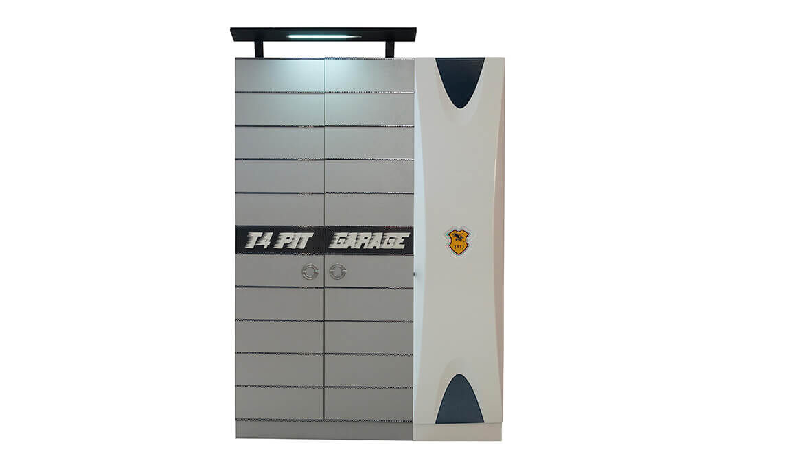 Garage Beyaz 3 Kapılı Gardırop