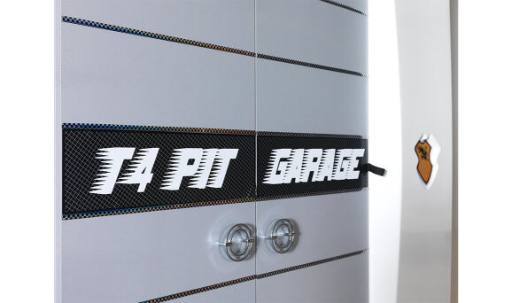 Garage Beyaz 3 Kapılı Gardırop - 6