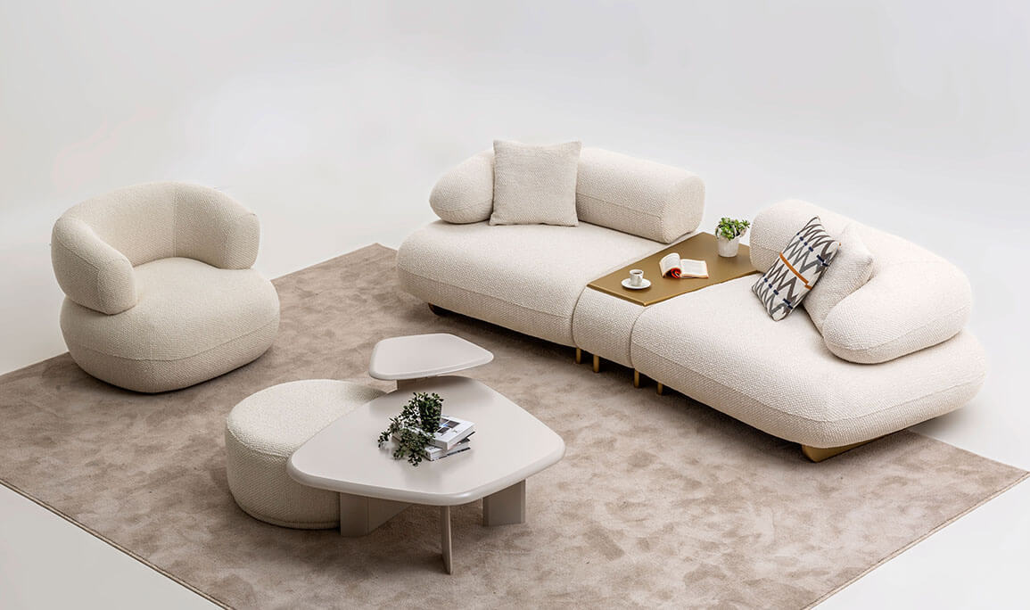 Glamour Modüler Köşe Koltuk Takımı - 6