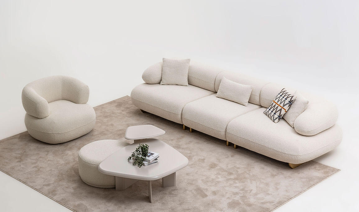 Glamour Modüler Köşe Koltuk Takımı - 7