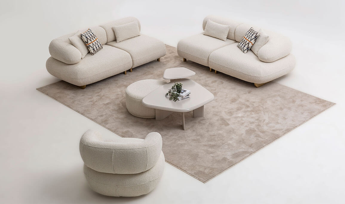 Glamour Modüler Köşe Koltuk Takımı - 8