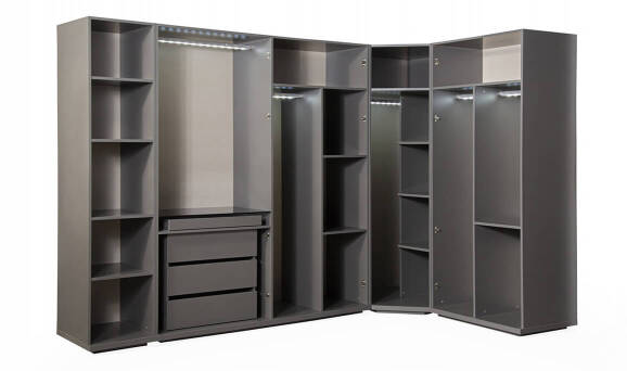 Grey Köşe Yatak Odası - 15