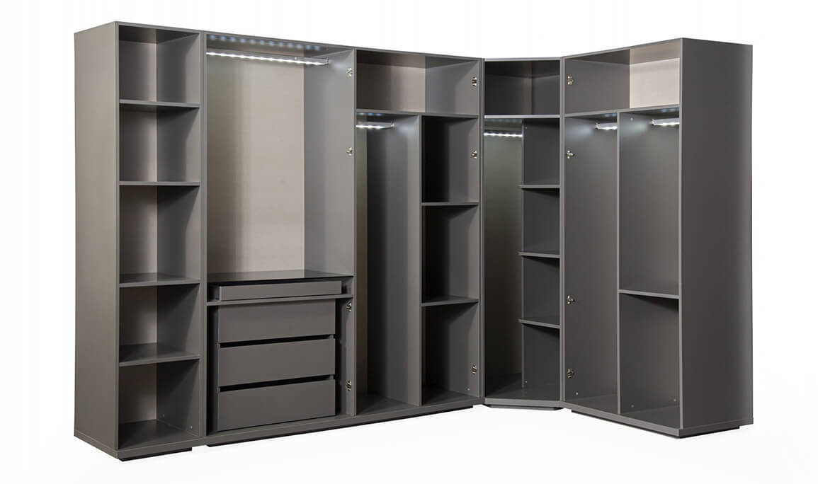 Grey Köşe Yatak Odası - 15