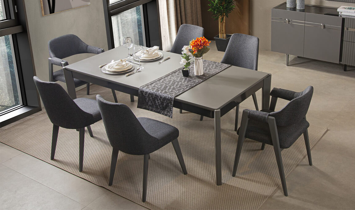 Grey Yemek Masası - 1