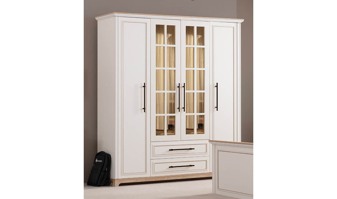 History Gardırop 4 Kapılı - 