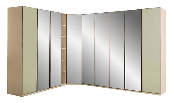 Holin 9 Kapılı Köşe Gardırop - (1)