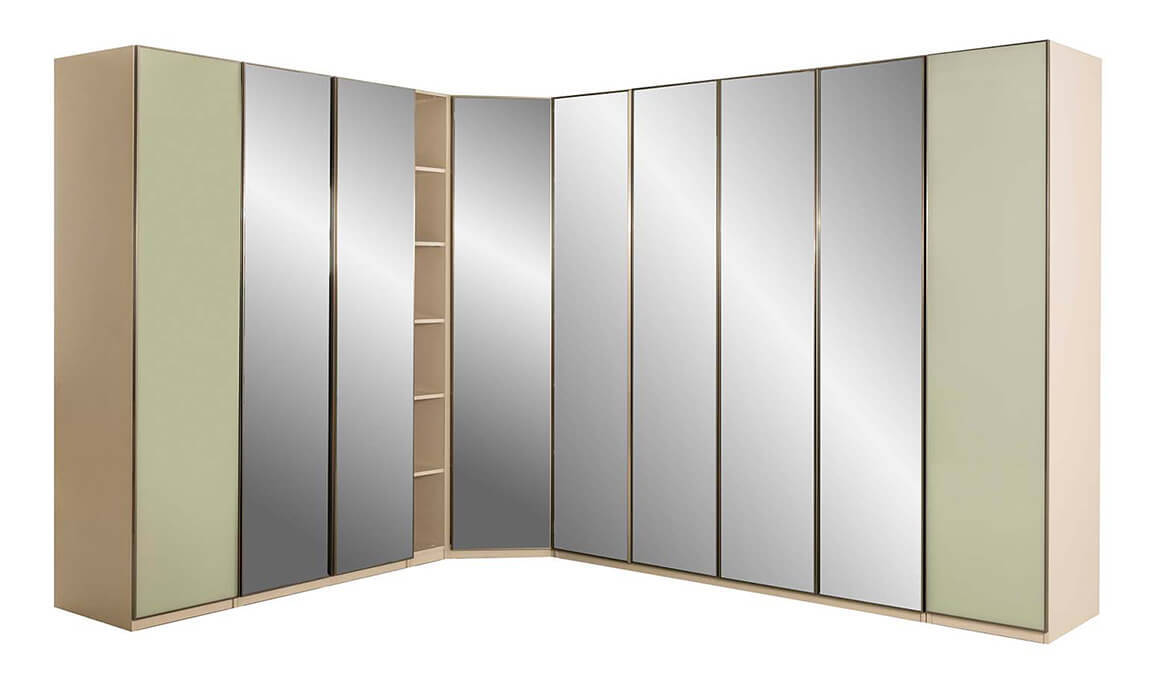 Holin 9 Kapılı Köşe Gardırop - 4