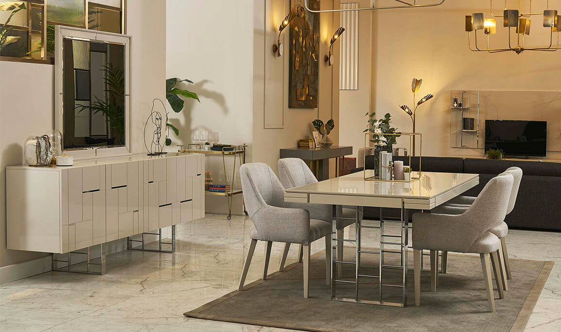 İbiza Silver Yemek Odası - 4