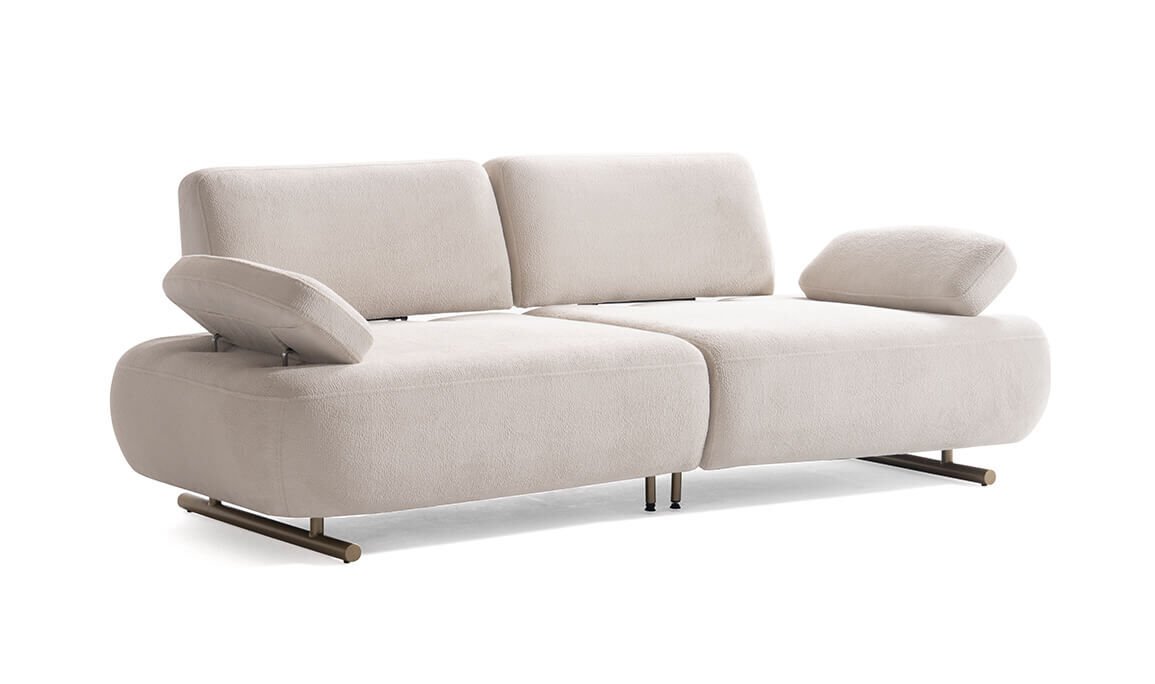 İkon Beyaz Üçlü Koltuk - 7