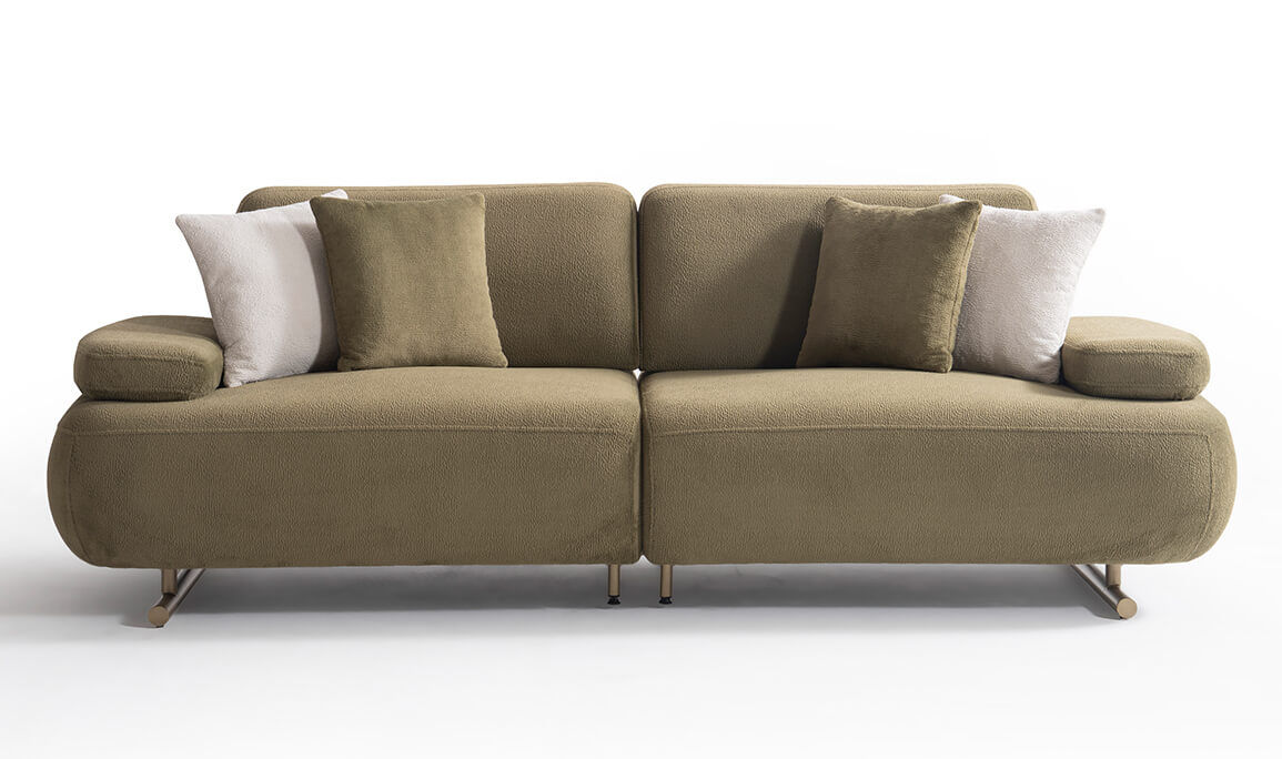 İkon Yeşil Üçlü Koltuk - 2