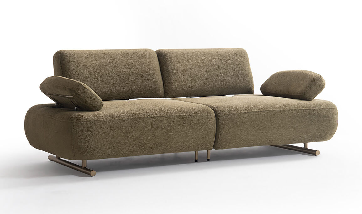 İkon Yeşil Üçlü Koltuk - 5