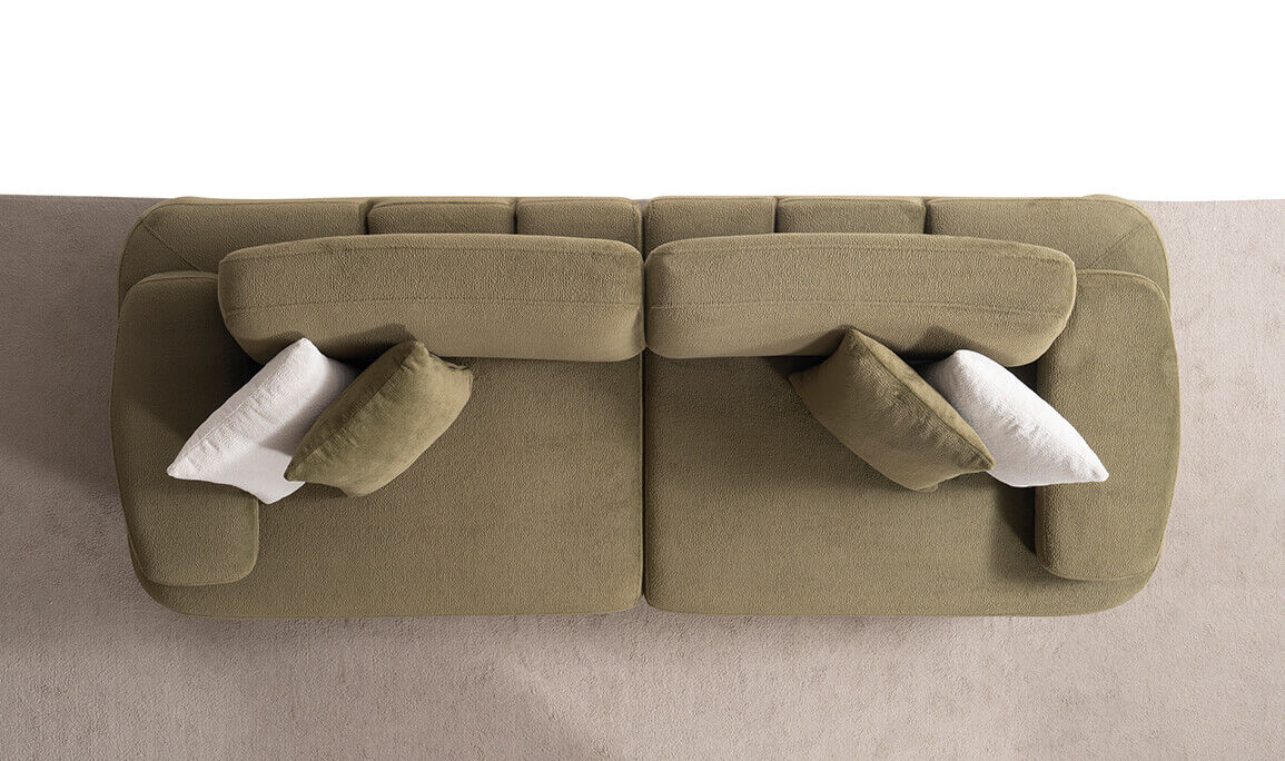 İkon Yeşil Üçlü Koltuk - 9