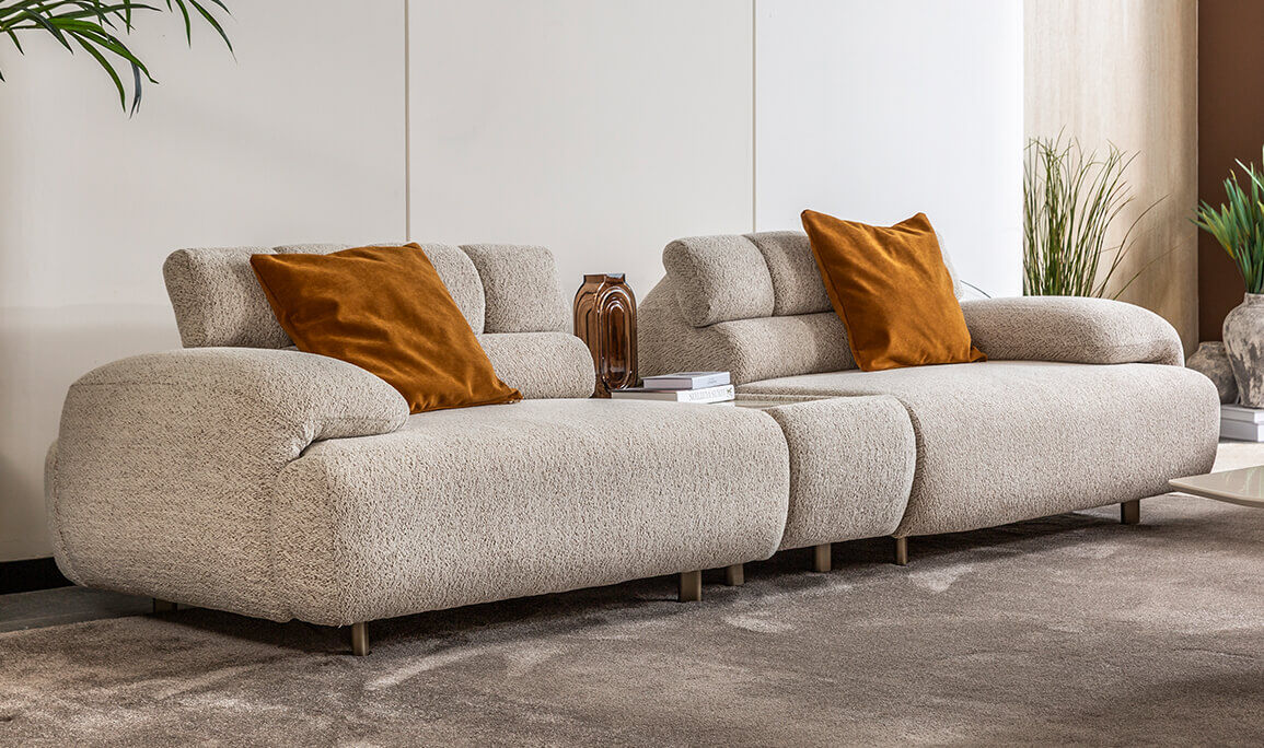 İnka Sehpalı Üçlü Koltuk