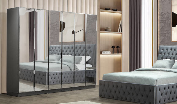 Işıl Antrasit Gardırop - 