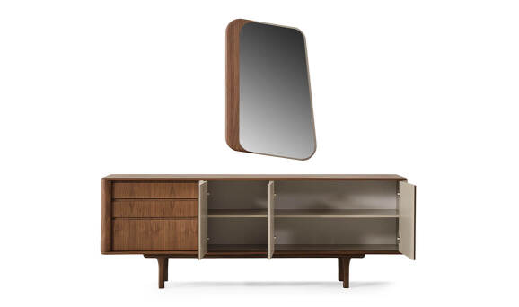 Latte Ceviz Konsol - (1)