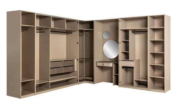 Laura 9 Kapılı Köşe Gardırop - 3