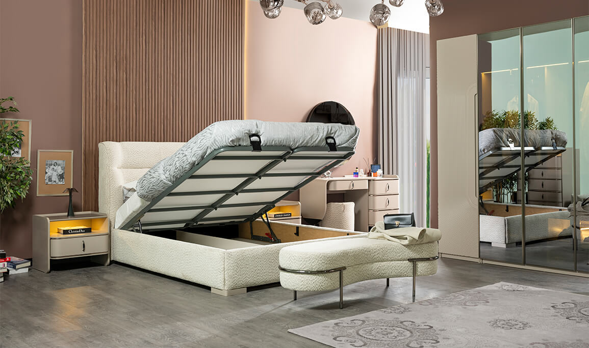 Laura Köşeli Yatak Odası